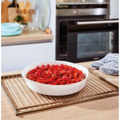 Set 2 fuentes ovaladas y tartera redonda vidrio templado Smart Cuisine Luminarc - tienda online