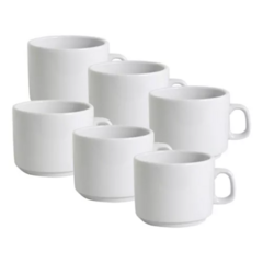 Imagen de Taza de Café con plato Recta Verbano x6