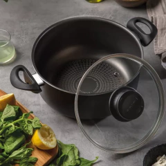 Cacerola con tapa de vidrio Paris Tramontina x 20 cm en internet