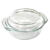 Bowl redondo con tapa de vidrio tempado 20 cm