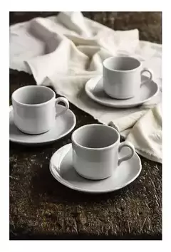 Taza de café con plato Provenza Verbano x 6 uni