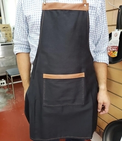 Delantal cocinero jean o gabardina ajustable en internet