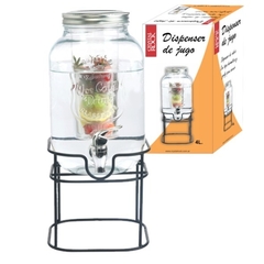 Dispenser con canilla con soporte 4 L.