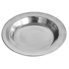 Plato hondo Acero Inoxidable x 22 cm
