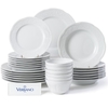 Juego de platos Mozart Verbano x 24 unidades (6 playo. 6 postre. 6 hondo. 6 compoteras) - comprar online