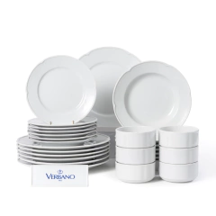 Juego de platos Provenza Verbano x 24 unidades (6 playo, 6 postre, 6 hondo, 6 compoteras) - comprar online