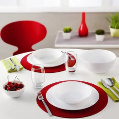 Plato postre Diwali blanco Luminarc x 19 cm x 6 uni - comprar online