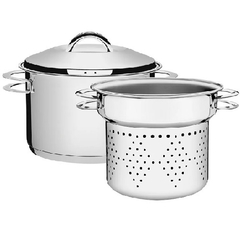 Olla con colapasta Solar Tramontina x 24 cm