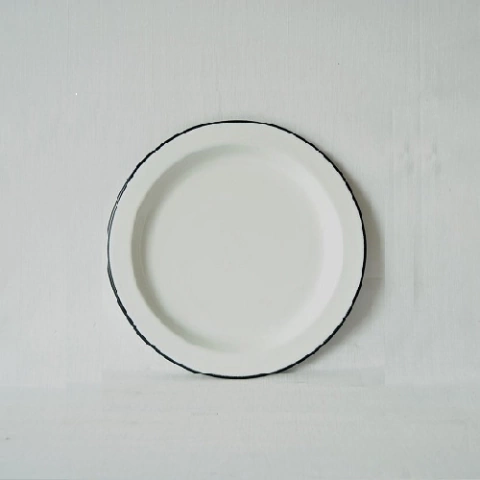 Plato postre enlozado x 23 cm