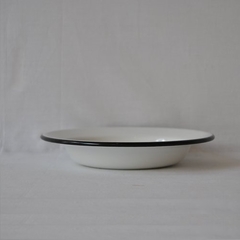 Plato hondo enlozado x 23 cm