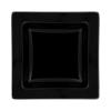 Plato hondo cuadrado negro Oxford x 21 cm x 6 uni - comprar online