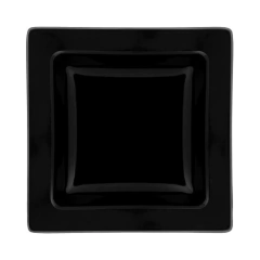 Juego de vajilla cuadrada negra Oxford x 18 unidades (6 playo. 6 hondo. 6 postre) en internet