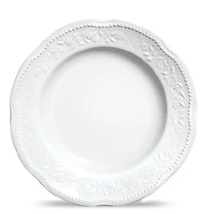 Juego de platos Mozart Verbano x 24 unidades (6 playo. 6 postre. 6 hondo. 6 compoteras) - Bazar Rosemblit