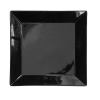 Plato postre cuadrado negro Oxford x 20 cm x 6 uni - comprar online