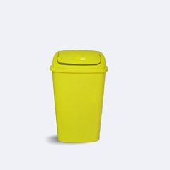 Recipiente plástico de residuos tapa vaivén Colombraro x 25 L -verde o negro-