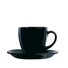 Taza de té con plato Carine Arcoroc x 6 uni