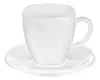 Set de Taza de Té con Plato Blanco Carine Luminarc x 6