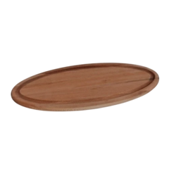 Tabla oval de madera 20x50 cm - comprar online