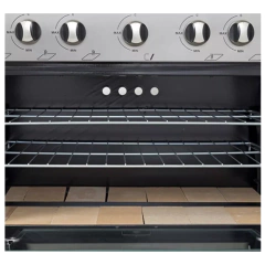 Cocina 6 hornallas rejillas fundición o alambre puerta de vidrio visor - tienda online