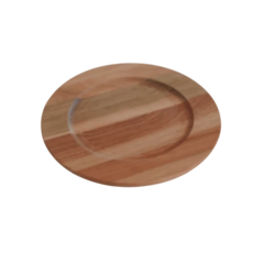 Plato de madera x 31 cm - comprar online