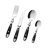Juego de cubiertos negro Bistro Volf x 24 uni - comprar online