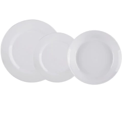 Juego de platos Clásico Tsuji x 18 unidades (6 playos. 6 hondos. 6 postre) - comprar online