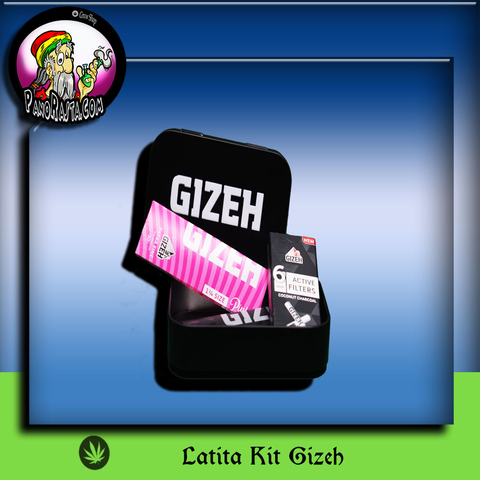 LATITA KIT GIZEH INCLUYE 2 CAJITAS DE SEDAS Y 6 FILTROS ACTIVOS REUSABLES