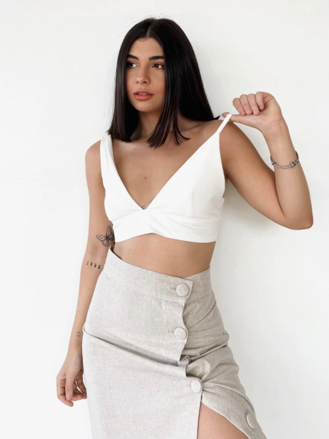 Cropped Assimétrico Kira