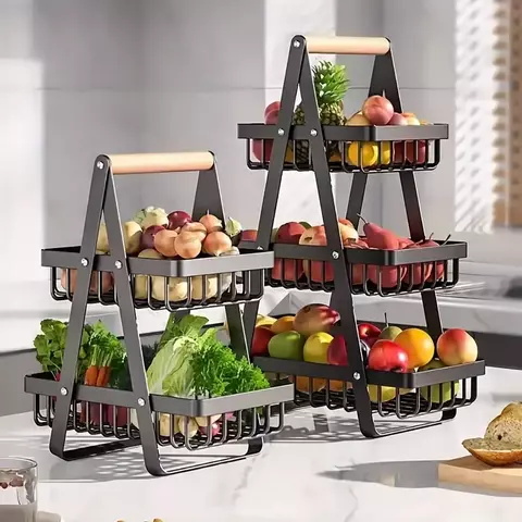 Frutero Metálico de 2 Niveles - comprar online