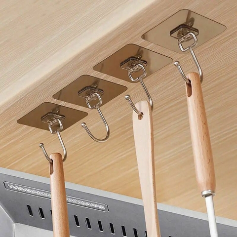 Ganchos Acero Adhesivo Pack x 2