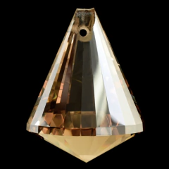 PIÃO DE CRISTAL K9 LAPIDADA 50MM HONEY