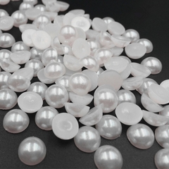 MEIA PÉROLA Branca 10mm (500 Gramas)