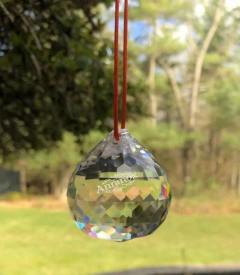 CRISTAL MULTIFACETADO 40mm FENG SHUI ASFOUR - 1 unidade - ANNINOX