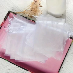 SACO ORGANZA 7X9 BRANCO - comprar online
