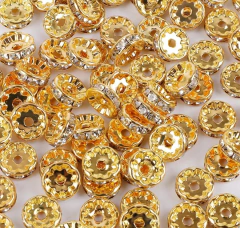 Rondelle de Strass - Dourado - comprar online