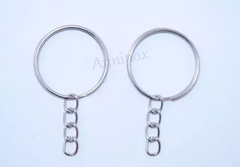 ARGOLA PARA CHAVEIRO 25MM 100 UNIDADES