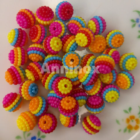 Miçanga Pérola Craquelada 12mm (100 unidades)