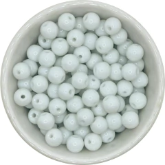 Contas de Porcelana 8mm - Pacote 100 Peças - ANNINOX