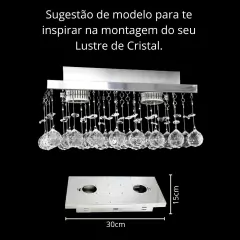 Base em Inox 15x30 (32 furos) - ANNINOX