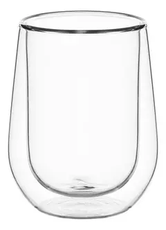 SET 2 VASOS CAFÉ 320 ML DOBLE PARED VIDRIO CAROL - comprar online