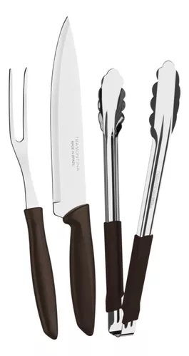 SET ASADO X 3 TRAMONTINA CHURRASCO