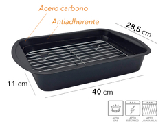 ASADERA CARBONO CON REJILLA HUDSON - comprar online