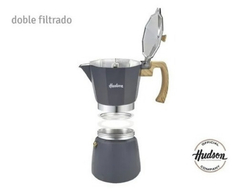 CAFETERA 6TAZAS HUDSON GRIS - comprar online