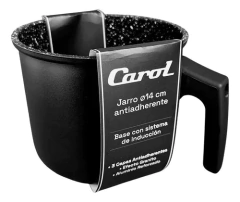 JARRO DE 14CM CAROL ALTA INDUCCION NEGRO