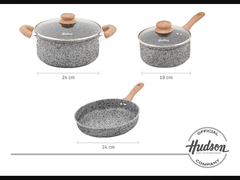 SET STONES HUDSON X5 GRANITO - comprar online