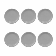 PLATO CERÁMICA PLAYO COLORES X6 UNIDADES