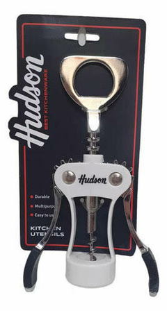 SACACORCHOS DOBLE ALETA ACERO INOXIDABLE INOXIDABLE HUDSON