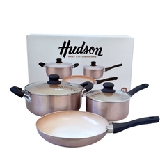 BATERIA DE COCINA ANTIADHERENTE CERAMICO 5 PIEZAS - comprar online