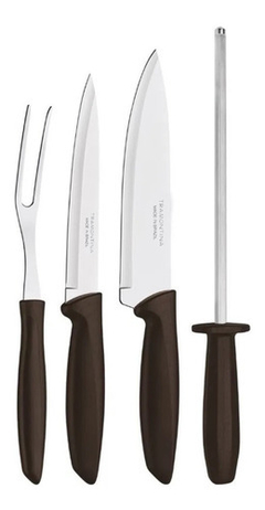 KIT PARA ASADO CHURRASCO 4 PIEZAS