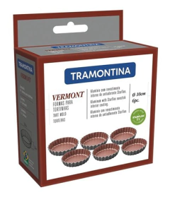 SET X6 MINI TARTERAS TEFLÓN - comprar online